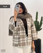 حراج پالتو کتی ساتین جنس فوتر ۴ خونه کد 877 - تصویر 6