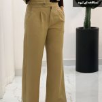 شلوار بگ کتان ترک جنس کتان ترک کد 870