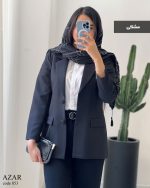 تک کت مدل آذر جنس مازراتی گرم بالا کد 853 - تصویر 9