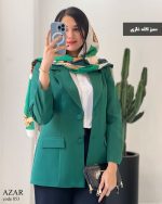 خرید عمده تک کت مدل آذر جنس مازراتی کد omde853 - تصویر 4