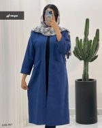حراج مانتو بلند جنس میکرو کد 887 - تصویر 3