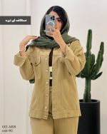 کت مدل گلاریس جنس کتان ترک ضخیم کد 882 - تصویر 14