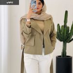 حراج کراپ کت مدل کیانا جنس زارا آستردار کد 872