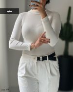 بادی یقه سه سانت جنس پنبه خالص کش کد 874 - تصویر 8