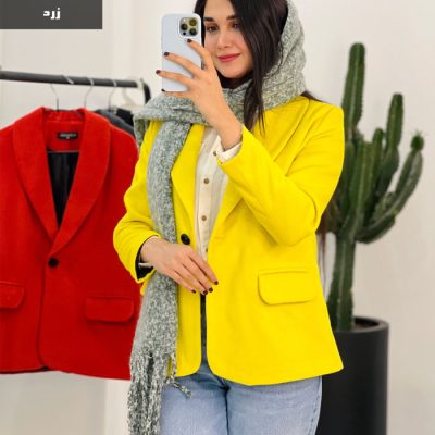 پالتو فوتر رنگ زرد