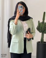 تک کت مدل آذر جنس مازراتی گرم بالا کد 853 - تصویر 4