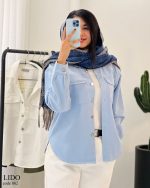 مدل لیدو جنس کتان ترک سنگ شور شده کد 862 - تصویر 9