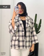 حراج پالتو کتی ساتین جنس فوتر ۴ خونه کد 877 - تصویر 10