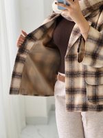 حراج پالتو کتی ساتین جنس فوتر ۴ خونه کد 877 - تصویر 4