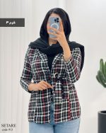 حراج پالتو کوتاه ستاره جنس شنل کد 913 - تصویر 2