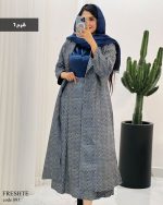 ست پالتو با دامن فرشته مخمل کوبیده شده کد 891 - تصویر 6