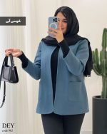 پالتو کتی مدل دی جنس فوتر کوبیده شده کد 902 - تصویر 7