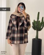 پالتو کتی مدل آوینا جنس فوتر ضخیم گرم بالا کد 899 - تصویر 13