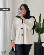 حراج پالتو مدل ایلن جنس فوتر روناک کوبیده شده کد 905 - تصویر 8