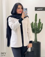 پالتو کتی مدل دی جنس فوتر کوبیده شده کد 902 - تصویر 6