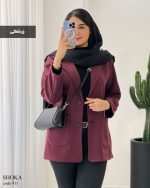 پالتو مدل شوکا جنس فوتر کوبیده شده کد 911 - تصویر 4