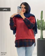 هودی مدل پگاه جنس فوتر گرم بالا کد 896 - تصویر 3