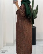 ست پالتو با دامن فرشته مخمل کوبیده شده کد 891 - تصویر 3