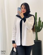 پالتو کتی مدل دی جنس فوتر کوبیده شده کد 902 - تصویر 5