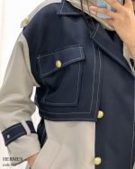 کت مدل هرمس جنس کتان تمام آستر کاری کد 893 - تصویر 5