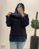 هودی مدل پگاه جنس فوتر گرم بالا کد 896 - تصویر 6