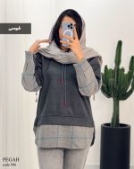 هودی مدل پگاه جنس فوتر گرم بالا کد 896 - تصویر 2