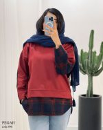 هودی مدل پگاه جنس فوتر گرم بالا کد 896 - تصویر 4