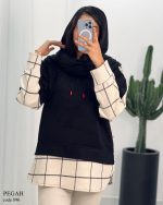 هودی مدل پگاه جنس فوتر گرم بالا کد 896 - تصویر 10