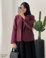 پالتو کتی مدل بنفشه جنس فوتر کد 909 - تصویر 8