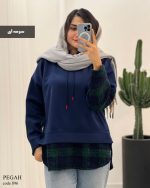 هودی مدل پگاه جنس فوتر گرم بالا کد 896 - تصویر 7