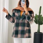 پالتو کتی مدل آوینا جنس فوتر ضخیم گرم بالا کد 899