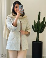کت مدل صدف جنس ژاکارد ترک کد 927 - تصویر 5