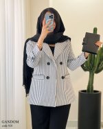 کت زمستانی زنانه توییت پشمی