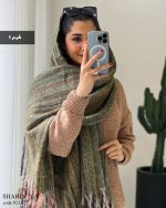 شال موهر زنانه سبز