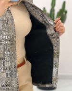 کت مزونی مدل مینا جنس ژاکارد کد 931 - تصویر 2