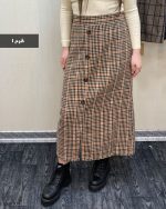 دامن جلو دگمه جنس کشمیر درجه یک کد 930