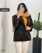 عکس پالتو کوتاه زنانه جنس فوتر