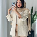کت مدل صدف جنس ژاکارد ترک کد 927