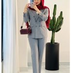 کت وشلوار دیپلمات زنانه