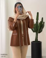 کت مدل سارینا جنس مازراتی گرم بالا کد 925 - تصویر 7