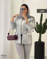 کت مزونی مدل مینا جنس ژاکارد کد 931 - تصویر 11