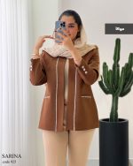 کت مدل سارینا جنس مازراتی گرم بالا کد 925 - تصویر 8