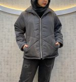 حراج کاپشن کلاهدار جنس مموری داخل پشم شیشه کد 660 - تصویر 5