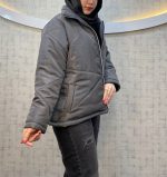 حراج کاپشن کلاهدار جنس مموری داخل پشم شیشه کد 660 - تصویر 6