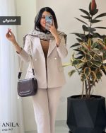 کت و شلوار آنیلا جنس مازراتی درجه یک کد 947