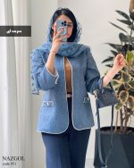 کت مدل نازگل جنس ژاکارد ترک کد 951 - تصویر 4
