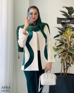 تک کت مزونی مدل افرا جنس مازراتی گرم بالا کد 966 - تصویر 3