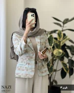 حراج کت مدل نازی جنس ژاکارد کد 1215