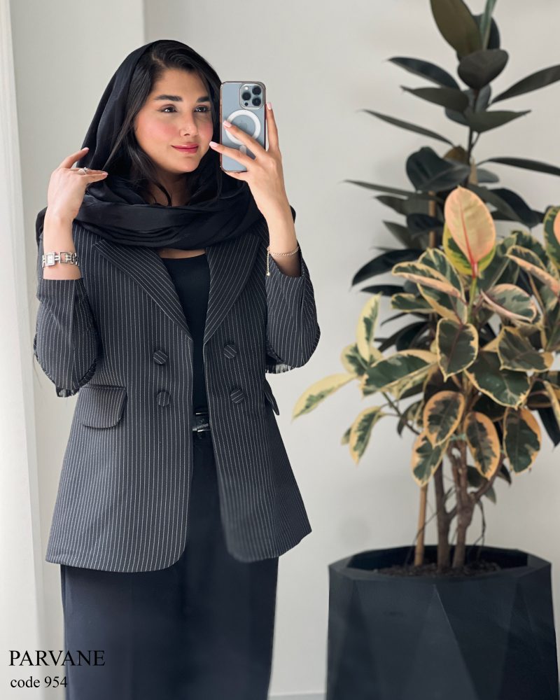 کت پروانه 2 جنس مازراتی کج راه درجه یک کد 954 - تصویر 6