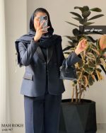 کت مدل ماهرخ جنس مازراتی کج راه کد 967 - تصویر 3